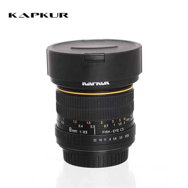 

Kapkur Fisheye Lens 8mm Fixed Focus Camera Lens