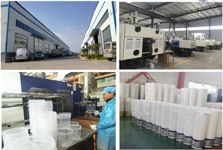 wholesale 19L PP material round Plastic buckets with lid