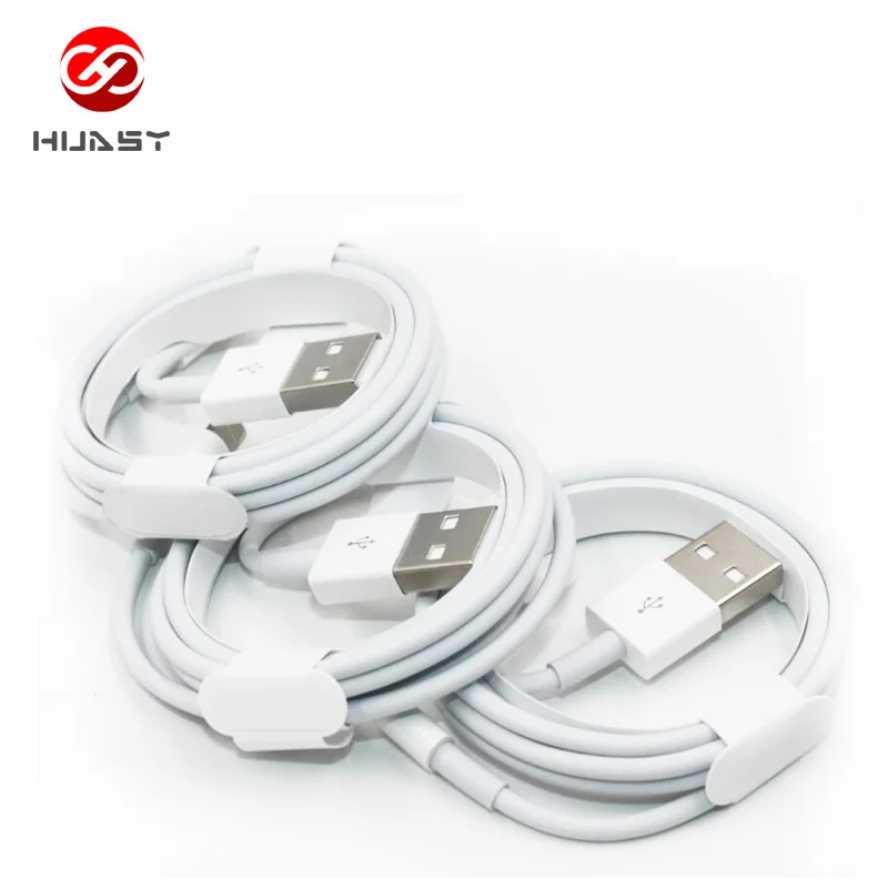 

Free shipping 1m 2m long car fast usb data cell mobile phone charger cable for iphone, White