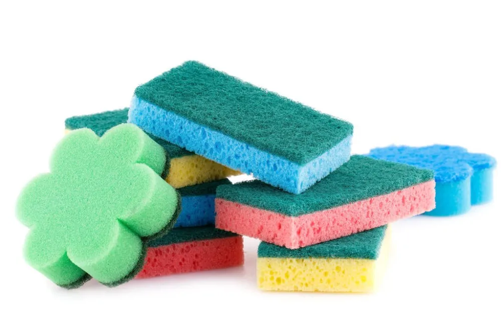 Allpurpose Flower Shaped Easy Cleaning Nonabrasive Sponge Scrubber