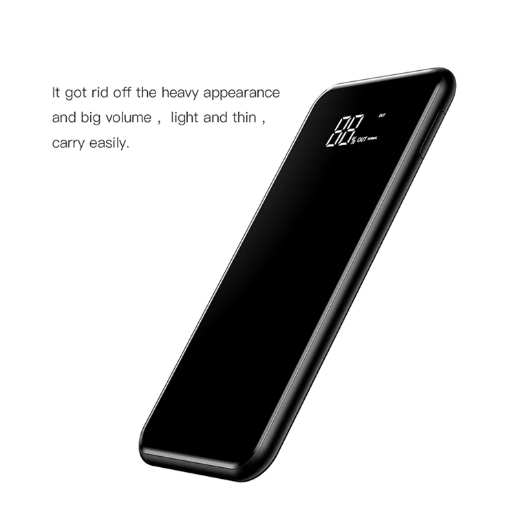 Baseus Universal 8000mAh Dual USB Power Bank Battery Charger Case Wireless Charging For Mobile Phone Power Banks - ANKUX.COM