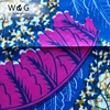100% cotton chitenge waxprint fabrics plain / chitenge fabric printing