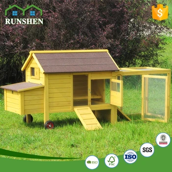 Mobile Chicken House Wood Chicken Coops With Wheel Buy Wood Chicken Coops With Wheelmobile Chicken Housemovable Chicken Coops Product On