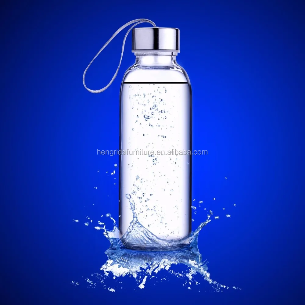 Botella De Agua De Vidrio De 16oz Para Exprimidor De Bebidas 16 Oz Botella De Agua De Vidrio Para Bebidas Exprimidor