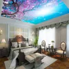 Home decor led light system wall and ceiling covering 3d digital printed pvc stretch ceiling film