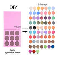 

Private Label Make Up Cosmetics no brand wholesale makeup Pressed 9 Colors Matte Shimmer Glitter and Diamond Eyeshadow