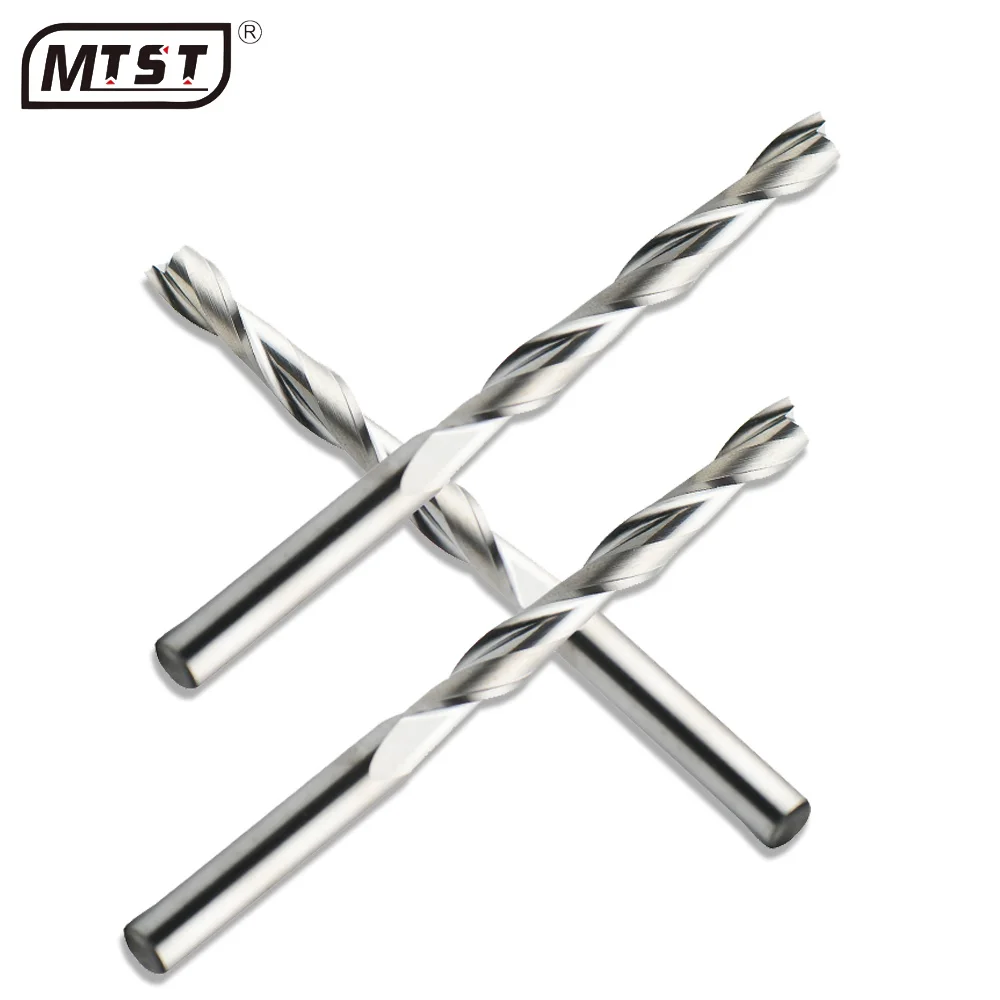 
3.175mm double flutes helix end milling cnc engraver carving wood carbide tools cutter 