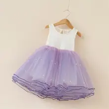 2016 2-7Years Summer vestidos infantis Baby Dresses For Girl Party Dress For Toddler Princess Tutu Baptism Dresses Christmas