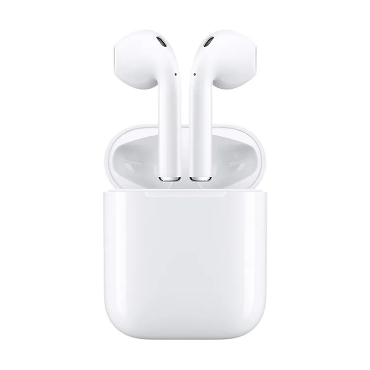 

2019 New product consumer electronics portable mini stereo noise cancelling blue tooth earbuds wireless headphone i10 tws, White