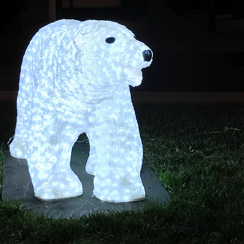 holiday living lighted polar bears