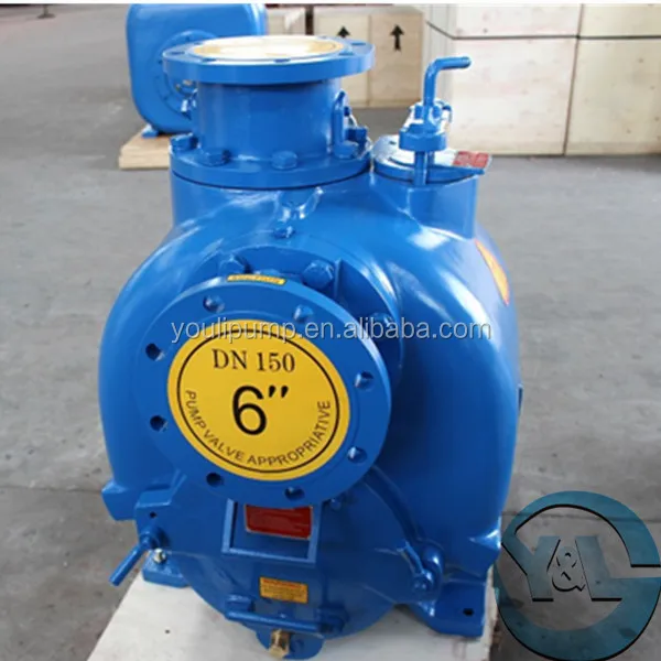 6 inch self priming pump
