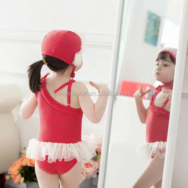 Pola balet one  piece  swimsuit bayi  perempuan anak  air 