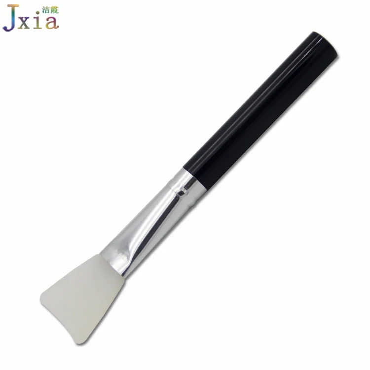 

2018 Jxia Hot Women Skin Care Facial Clay Stirring Silicone Fan Mask Brush for Girl Cosmetic Tool, Black