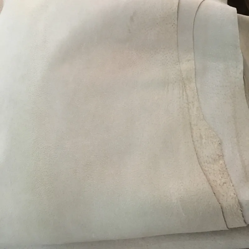 
Beige color pig split leather for shoes lining insole bags gloves etc 