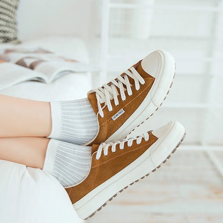 
Latest china new model purl crosspointer double line ankle socks for women 