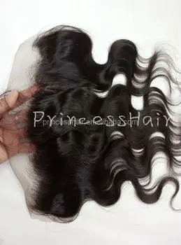 Deep Wave Eurasian Blonde 100 Human Hair Closure 13x4 Transparent