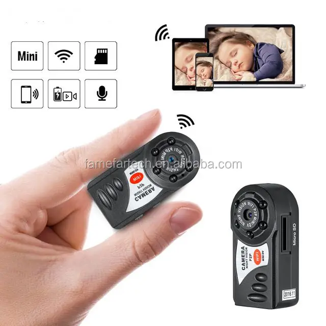 
Q7 Mini Wifi DVR 720P Wireless IP Camcorder Video Recorder Camera Infrared Night Vision wifi camera mini camera  (60749034561)
