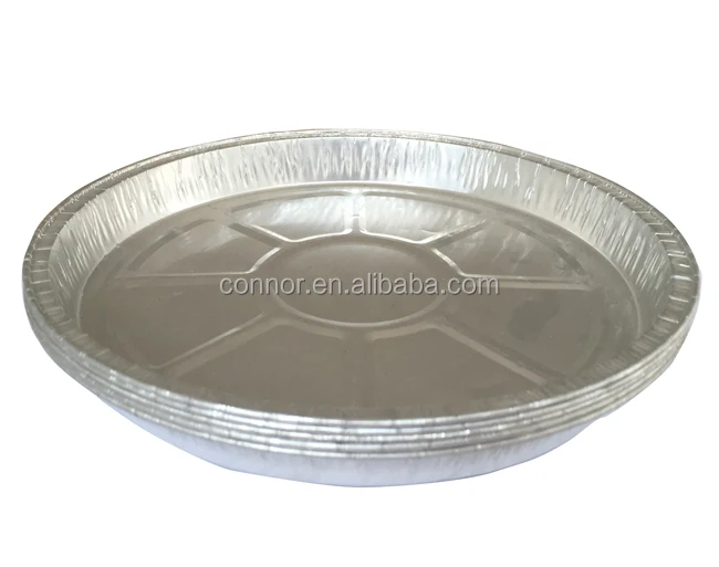 plateaux en aluminium pour la cuisson 8 "Rond individuels FOIL flan plats tarte quiche 