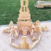 Large Wooden Outdoor Play Toys Beechwood Construction Building Blocks