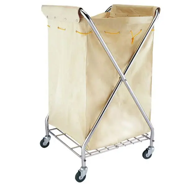 Hotel Folding Laundry Carts With Canvas Bag Buy Laundry Bags Hotel