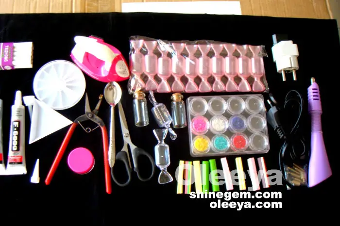 100% Excellent Black Color 12pcs/lot Nail Art Hot Fix Rhinestone Pen for DIY Usage With Different Colors