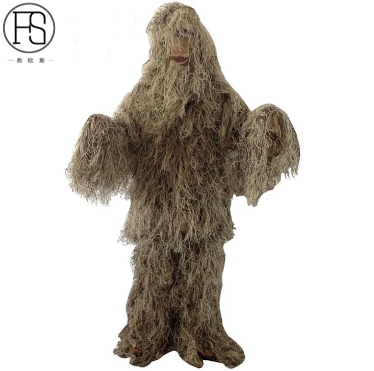 

Desert Camouflage Clothes Military Tactical Hunting Ghillie Suit