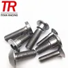 2018 hot sale Gr5 M10 Racing titanium flange bolts drilled bolts in stock for motorcycle