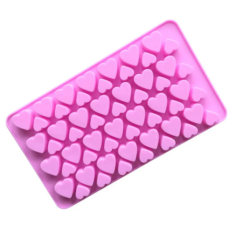 

132 56 cavity heart shape silicone chocolate mold Kitchen supplies tools soap mold trays