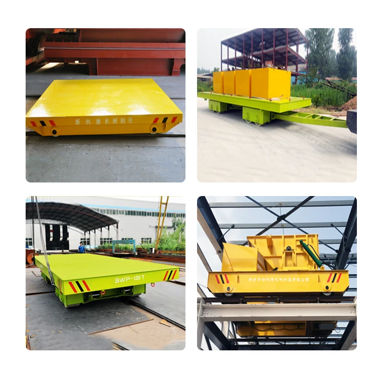 Manual Platform Structure Towed Rail Cart Transport Metal Plate - Buy ...