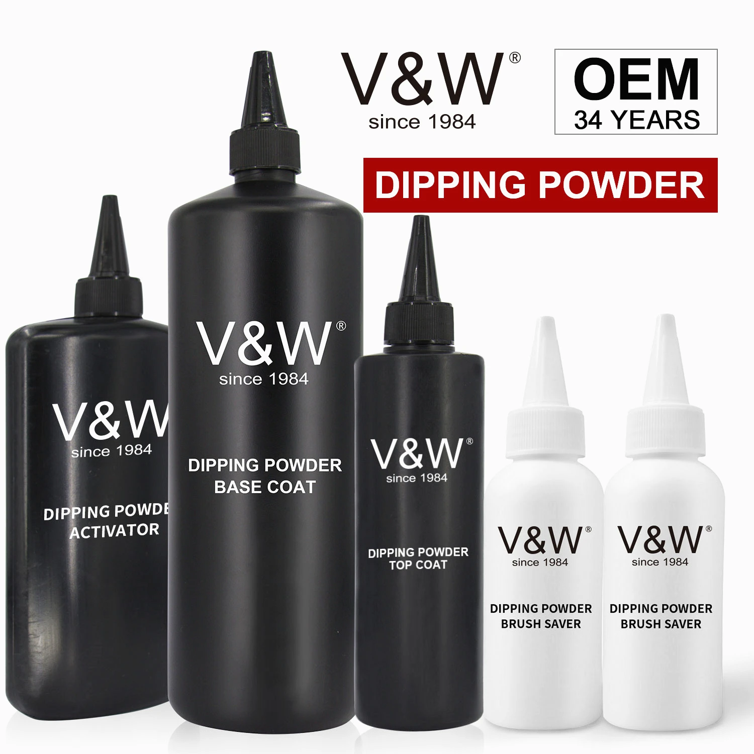 
No.2 Gel Base Refill 2oz Dipping System Liquid Nail Glue for Dipping Powder Nails, No need of uv/led light 