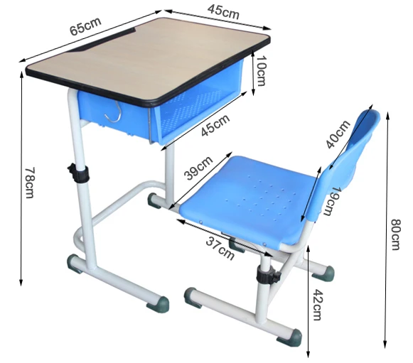 childrens school desk and chair set