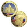 Hot USA-Russia Summit July 16 , 2018 in Helsinki Finland Gold Plated President Souvenir Challenge Coin