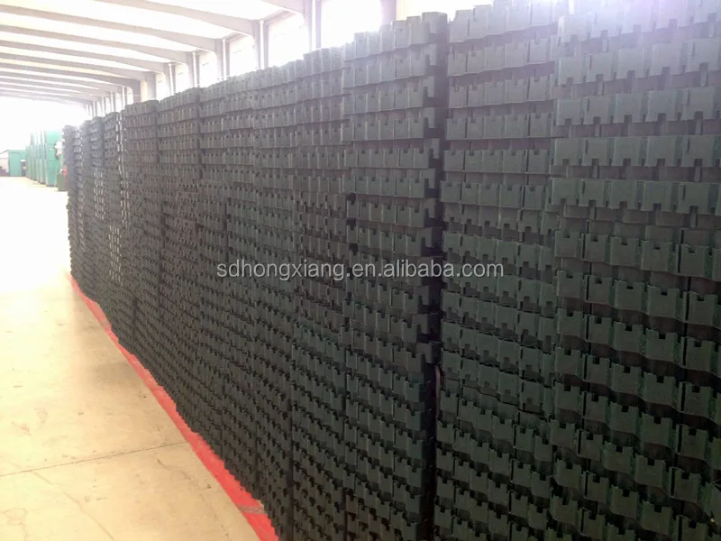 Plastic grass pavers for parking lot