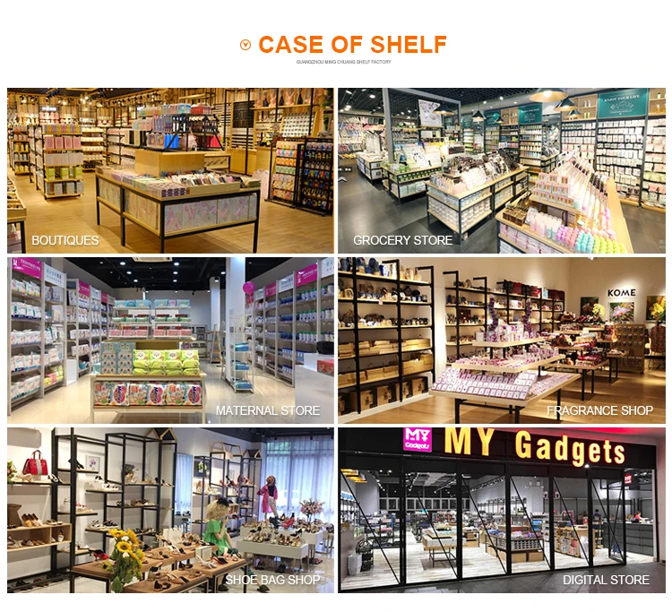 2019 Modern Style Customized Rack Boutique Store Boltless Shelving