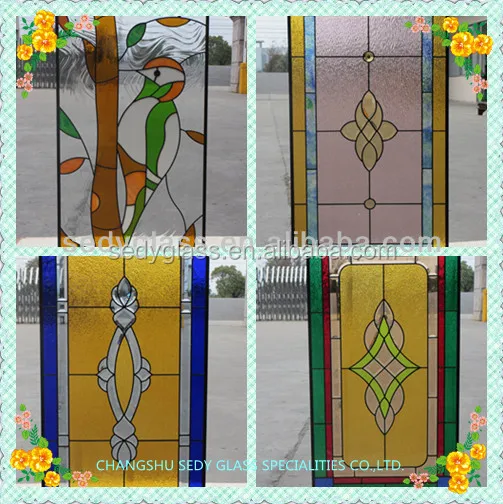stained glass panel inserts