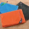 Hot sale 100% new material plastic PE canvas tarpaulin price,water proof orange color poly tarp with grommets