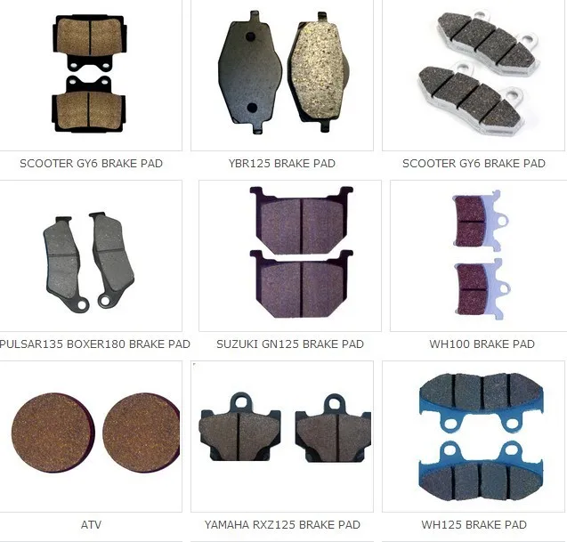 BWS 100 motorcycle scooter disc brake pads 4VP