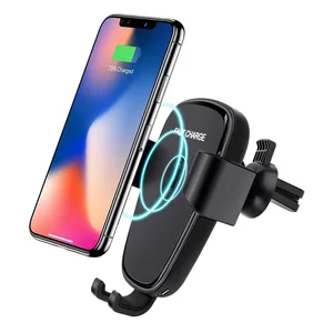 Infrared Sensor Automatic Clamping 10W Wireless Car Charger Mount