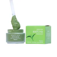 

Private Label Custom Cleans Pores Green Tea Mud Face Mask Mineral Matcha Mud Mask