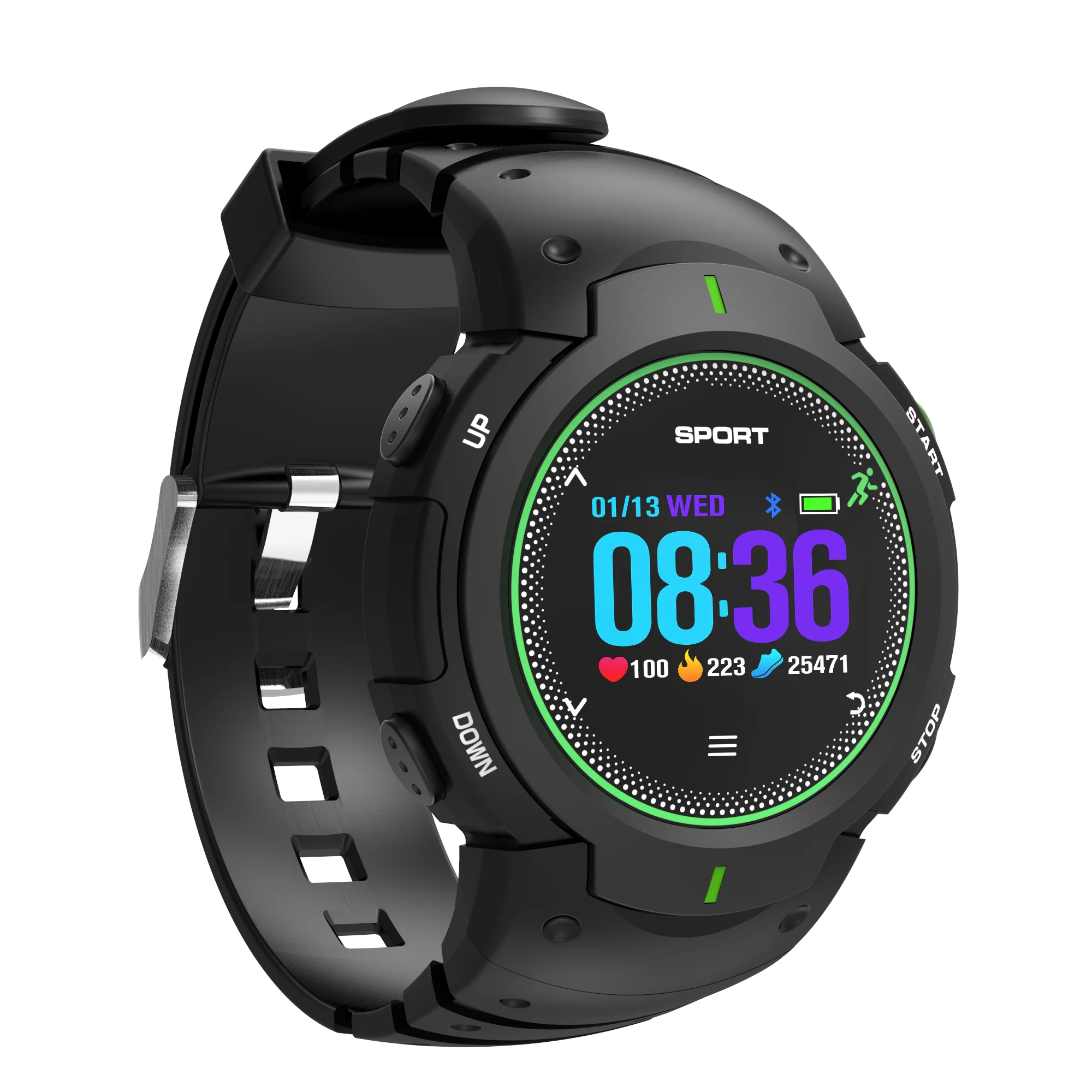 NO.1 F13 Smart Watch IP68 Waterproof Multi-sport mode swimming Push Message Fitness tracker Sport smartwatch