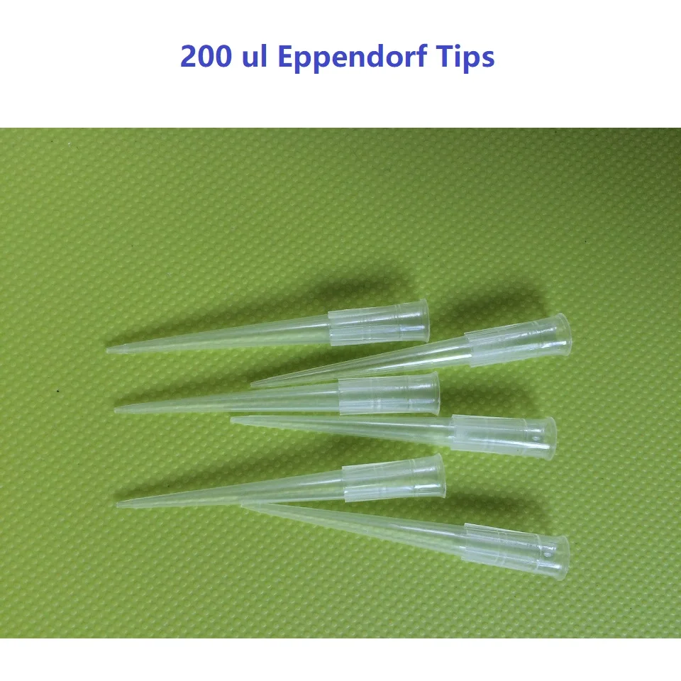 200ul Biological Laboratory Pp Eppendorf Pipette Tips 1000 Piece Per