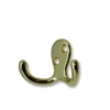 Double Robe Hooks Hat Cloak Twin Hook Brass Door Hanger Storage Coat