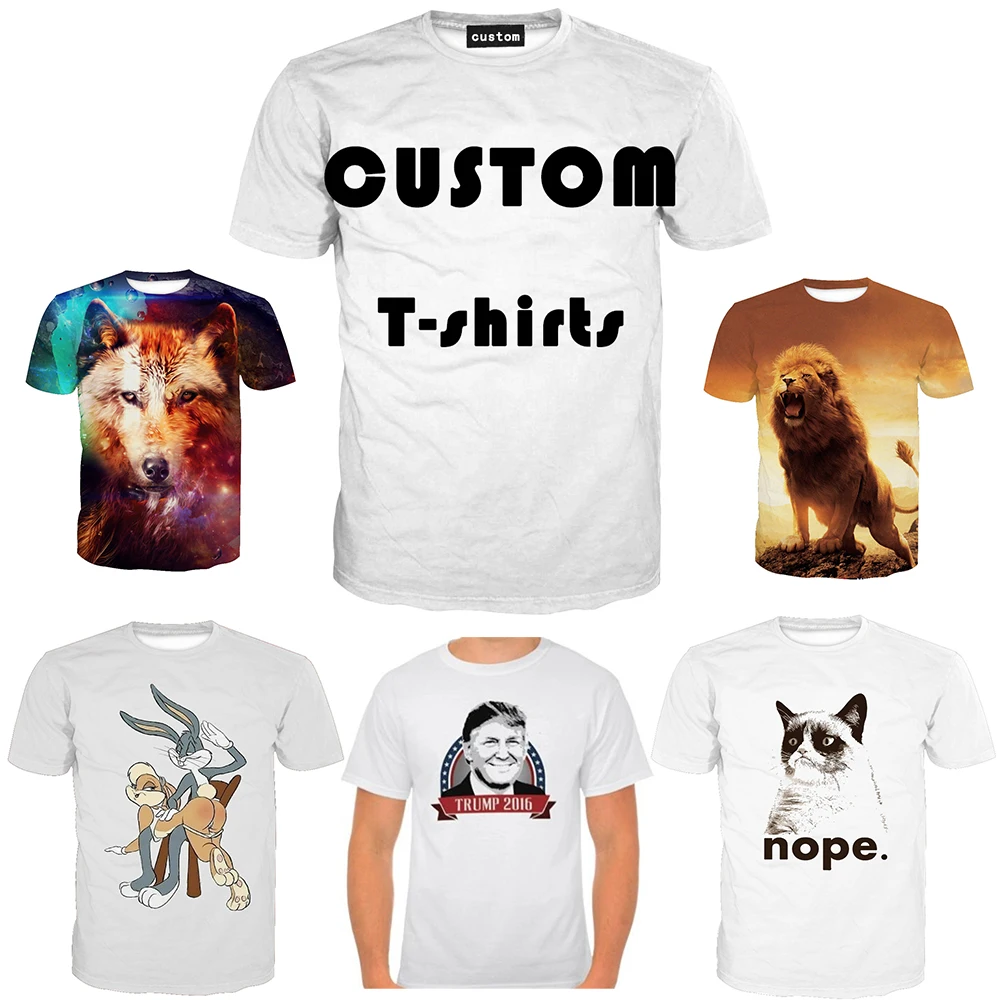 

Dropshipping Small MOQ OEM&ODM 3D Blank T Shirt Women Men, Custom T Shirt Printing, Customized