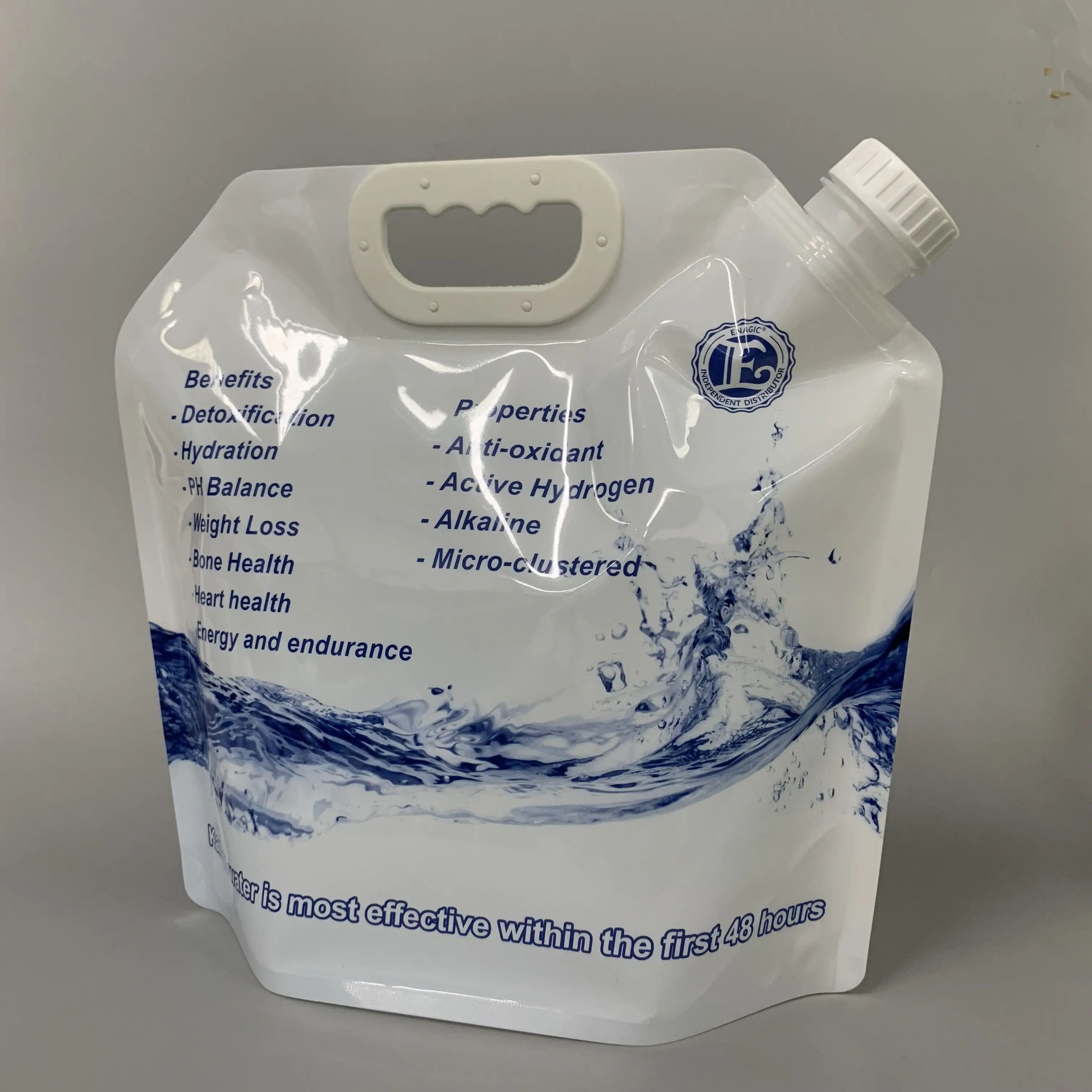 2019 wholesale reusable personalized folding custom plastic 5 liter kangen water bottle