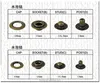 4 part brass button bubble snap button FP-001