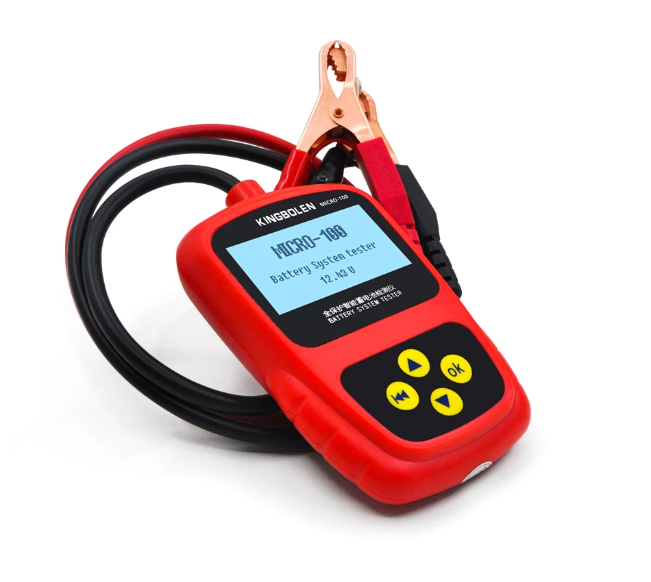 

Hot Sale 12V Car Battery Tester MICRO-100 for Car Repair Shop/ DIY Enthusiasts/Battery Load Tester MICRO 100 same like bst100