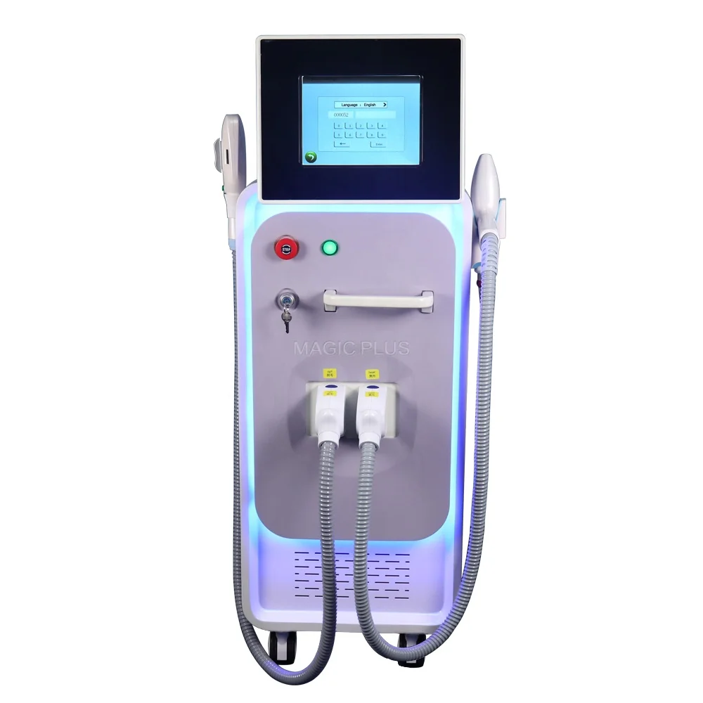 Ipl Opt Korea Laser Hair Remover / Nd Yag Laser Tattoo Removal Machine