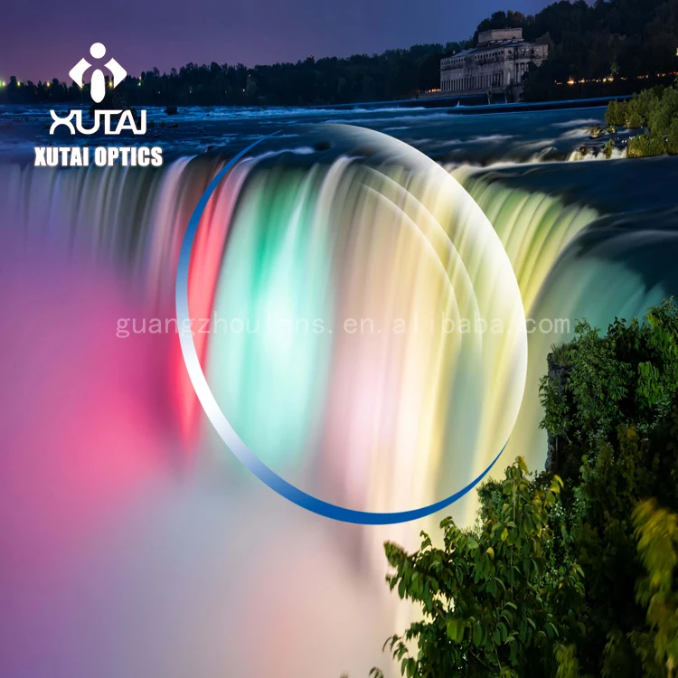 Anti Reflective Blue Block Lens Hmc Optical Lens Single Vision Cr 39