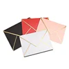 WXF-138 Gold edges color paper gift card thank you card packaging wedding invitation nice pearl paper envelopes