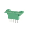 electronic component pcb connector 5.08mm panel feed through header